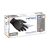 Reflexx N85 Full Grip púdermentes nitril kesztyű, fekete, 50db/cs-M