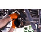 Reflexx N85 Full Grip púdermentes nitril kesztyű, narancs, 50db/cs - L