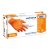 Reflexx N85 Full Grip púdermentes nitril kesztyű, narancs, 50db/cs-XL