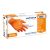 Reflexx N85 Full Grip púdermentes nitril kesztyű, narancs, 50db/cs-XXL