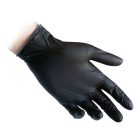 Reflexx R67 púdermentes nitril kesztyű, fekete-M