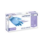 Reflexx R77100 púdermentes nitril kesztyű, ultra vékony-XL